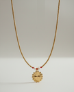 Corazon de perla choker
