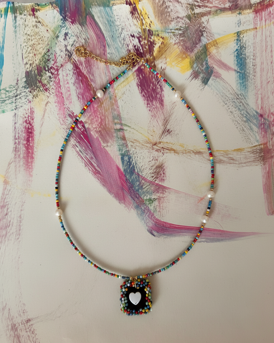 Beaded choker