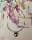 Beaded choker