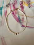 Slim pearl necklace