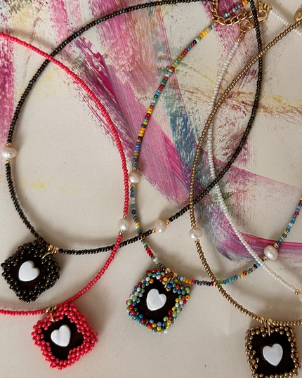 Beaded choker