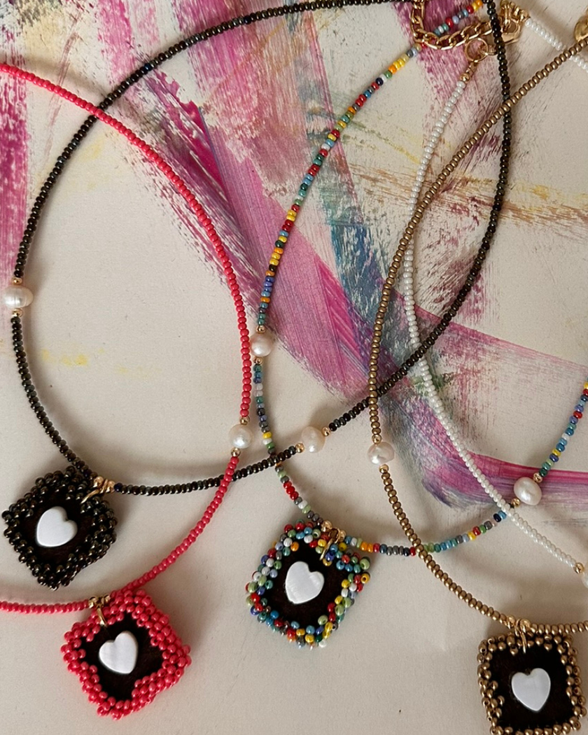 Beaded choker