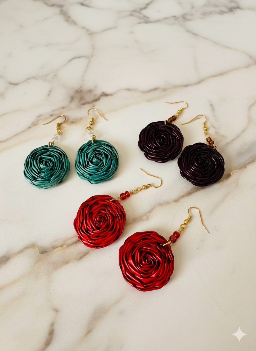 Aretes Flor de Palma